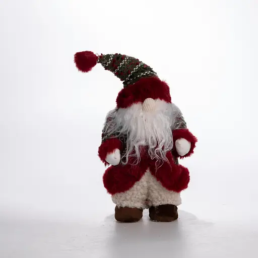 Новорічна фігурка Скандинавський Санта 15×14×38 см Червоний Yiwu CR-4-9