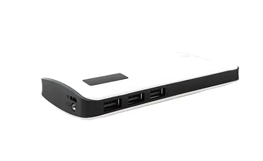 Портативное зарядное устройство POWERBANK YB-01 LCD 20000mAh 3xUSB Павербанк USB - фото 1