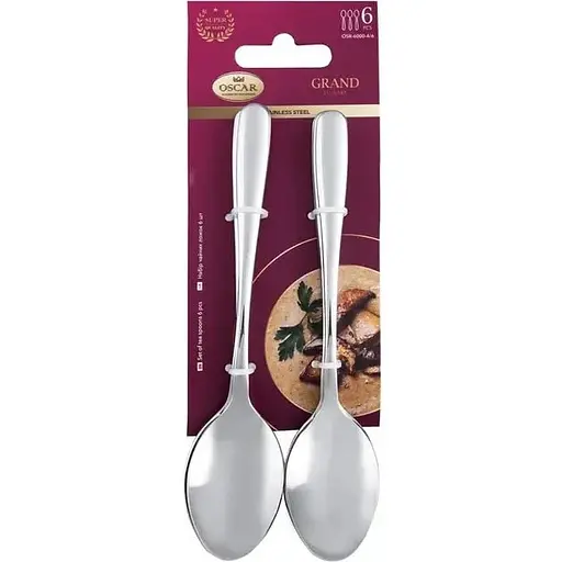 Набор чайных ложек Oscar Grand 6 шт (OSR-6000-4/6)