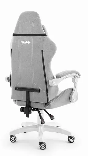 Компьютерное кресло Hell’s HC-1014 Grey-White ткань - фото 4