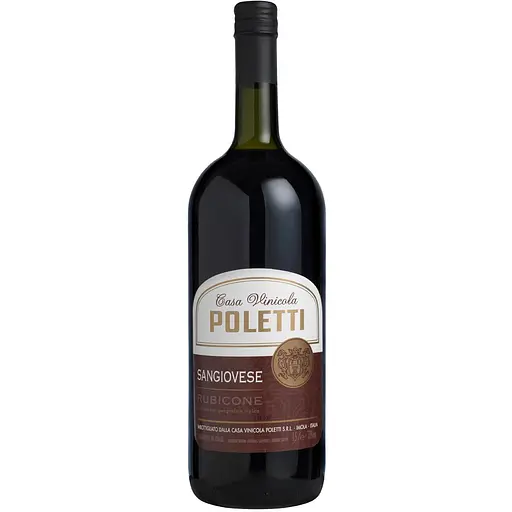 Вино Casa Vinicola Poletti Sangiovese IGT Rubicone червоне сухе 1.5 л