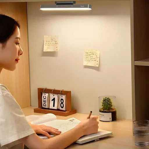 Настольная лампа Baseus Magnetic Stepless Dimming Charging Desk Lamp (DGXC-C0) Gray - фото 7