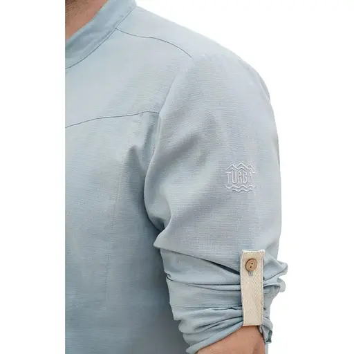 Рубашка Turbat Madeira Hemp Mns L Light Blue (1054-012.004.4938) - фото 4
