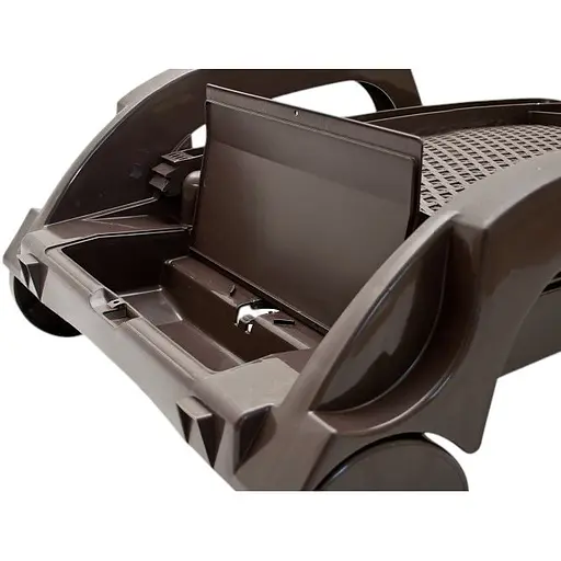 Шезлонг пластиковий Bica Miami, коричневий - фото 4