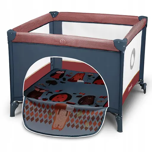 Манеж Lionelo Sofie Blue Cobalt Red - фото 6