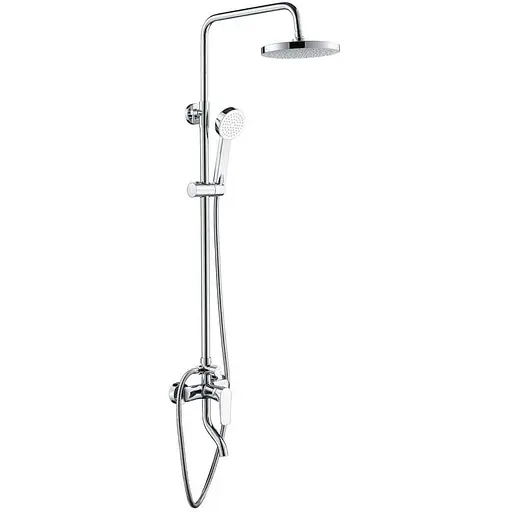 Душова система хром Rj Velum RSZ082-3, Хром - фото 1