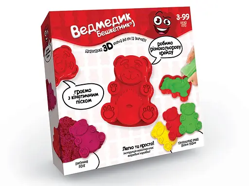 Креативна творчість Ведмедик-бешкетник (українською), Danko Toys