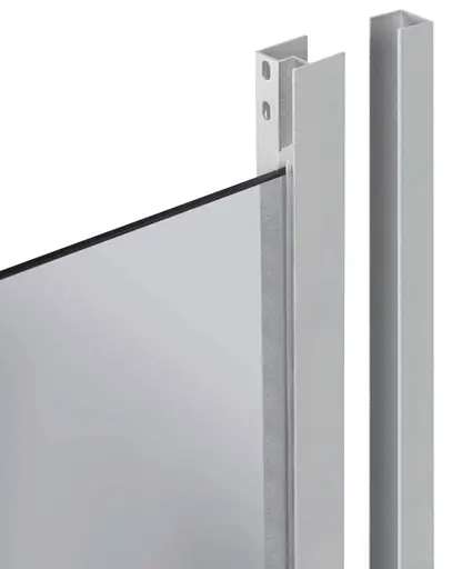 Душевая кабина Lidz Wawel SC90x90.SAT.LOW.DGR квадратная, стекло темное тонированное 4 мм, без поддона LWASC9090SATLOWDGR2 - фото 2