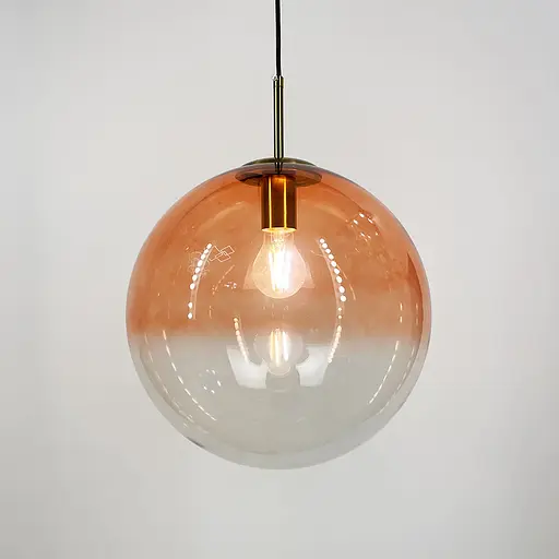 Підвіс зі скляним плафоном з градієнтом рожевого Ø 30 см | Арт. AA 321-300 PK | Line F - фото 2