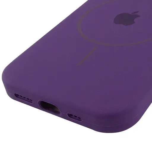 Чехол Silicone Case Full Protective AA with MagSafe для Apple iPhone 14 Plus 6.7 Фиолетовый/Amethyst - фото 5