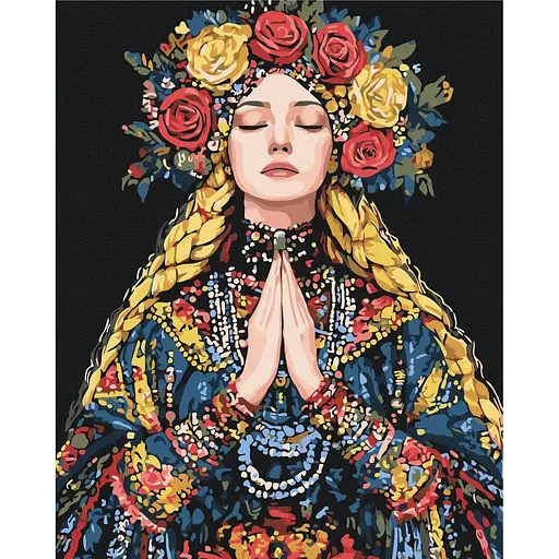 Картина за номерами на підрамнику Brushme Берегиня традицій