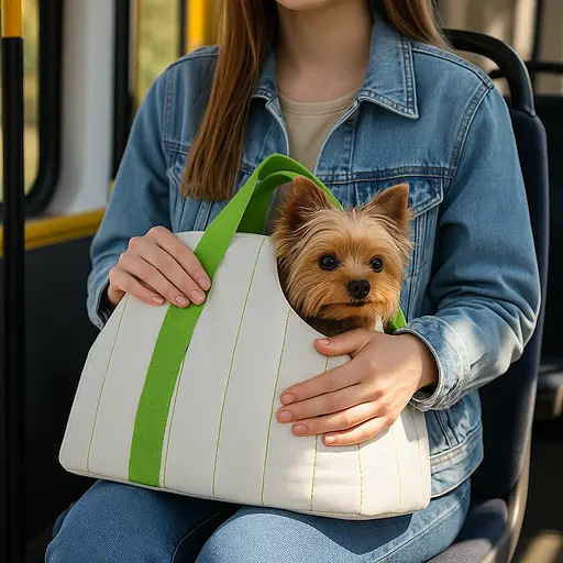 Сумка-переноска для кошек и собак Waudog Relax Eco 44х35х22 см до 8 кг.  - фото 8