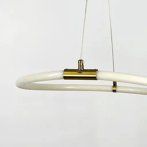 Латунна кільцева люстра з гнучкою LED стрічкою Ø 45 см | Line F | Арт. MD8074-R - фото 3