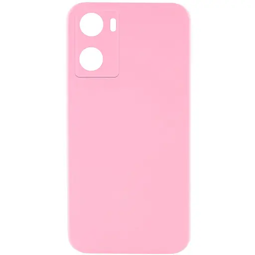 Чохол Silicone Cover Lakshmi Full Camera (AAA) для Oppo A57s / A77s Рожевий / Light pink