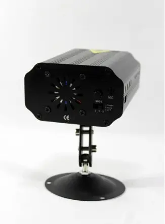 Кольоровий лазер диско Laser Mini Party Light Проєктор для приміщень із пультом - фото 7