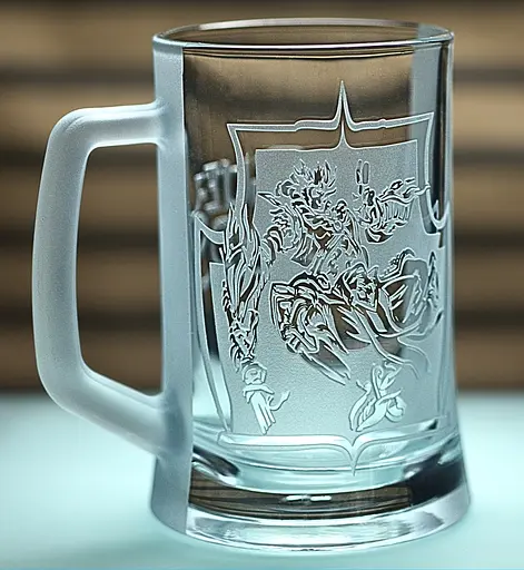 Пивний келих 660 мл League of Legends з гравіюванням кружка для фаната LoL  Геймерський подарунок ліга легенд - фото 2