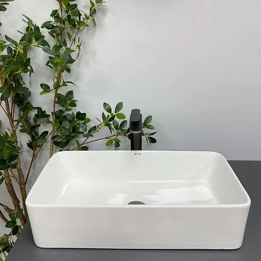 Умивальник VBI Paterno white накладний VBI-012609, Білий - фото 3