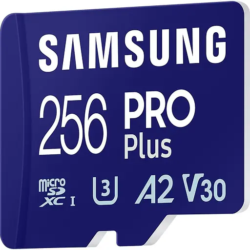 Карта памяти Samsung microSDXC 256GB Class 10 UHS-I U3 V30 A2 PRO Plus + W/Reader (MB-MD256SB/WW) (112860) - фото 4