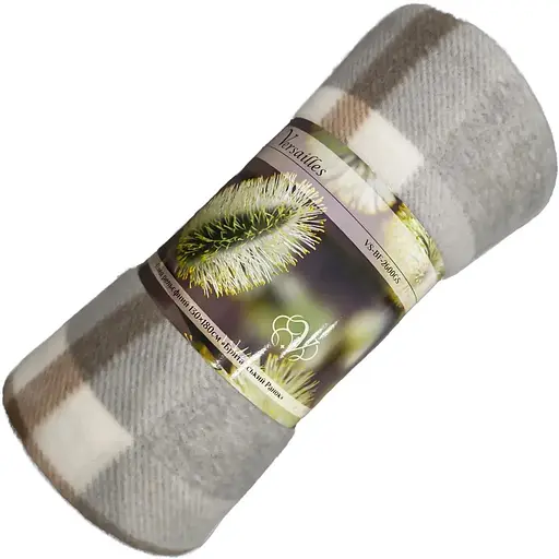 Плед рельефный флисовый Versailles Британский Утро 130x180 см VS-BF-2600GS (147630)