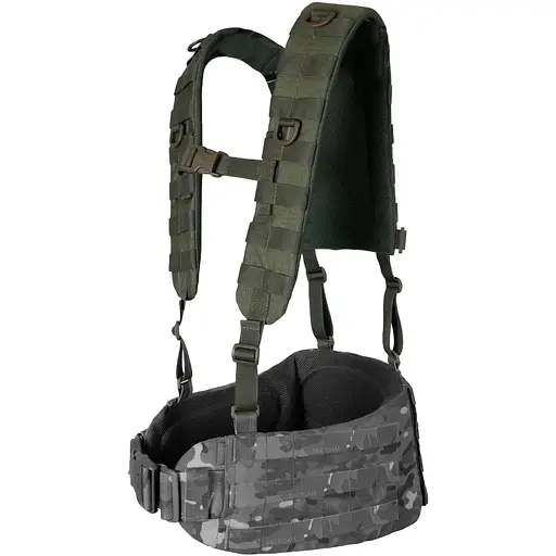 Лямки м'які для тактичних поясів РПС Kiborg з евакуаційною ручкою Khaki (1000-k3028) - фото 7