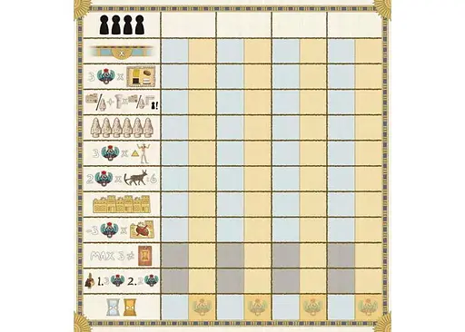 Настольная игра Board&Dice Техену: Обелиск солнца (Tekhenu: Obelisk of the Sun) (англ.) (BDN0050) - фото 7