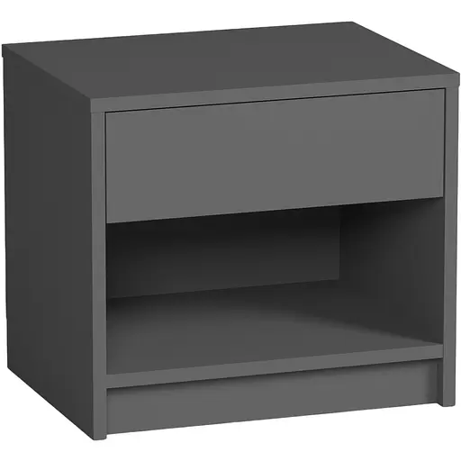 Тумба приліжкова ТІНА з ящиком Orange-Line Сірий графіт
