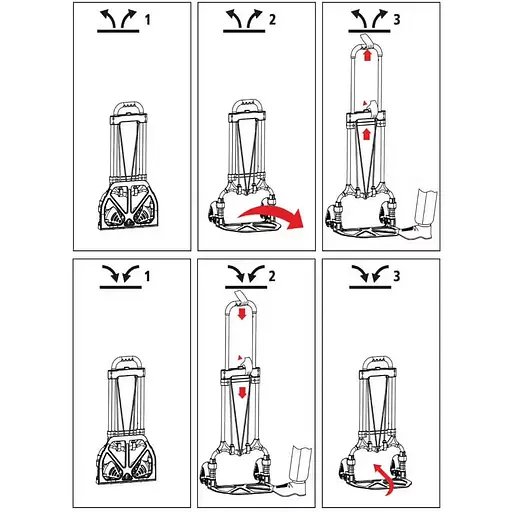 Візок Stanley вантажний складний (SXWT-FT584) - фото 3