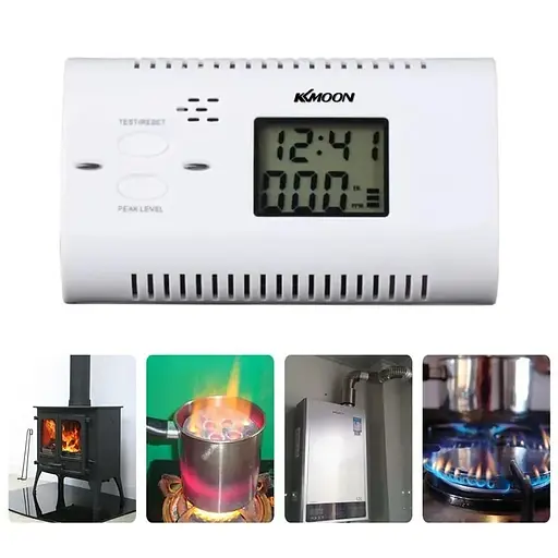Датчик угарного газа Kkmoon UL 2034 бытовой, CO сигнализатор - фото 4