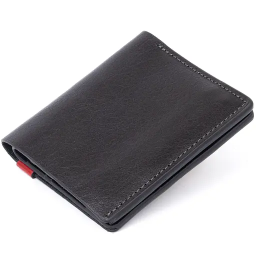 Кожаный портмоне Grande Pelle 9х10х1 см acs0016121 - фото 2