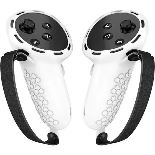 Чехол на контроллеры DK Silicone Controller Protective Case для Meta Quest 3/Quest 3S White [139307]