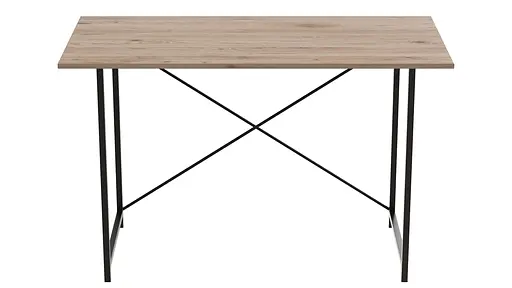 Стол письменный Line Лайт 750x1000x500 Черный металл ДСП Дуб Сан-Марино 16мм FRD-104837 - фото 5
