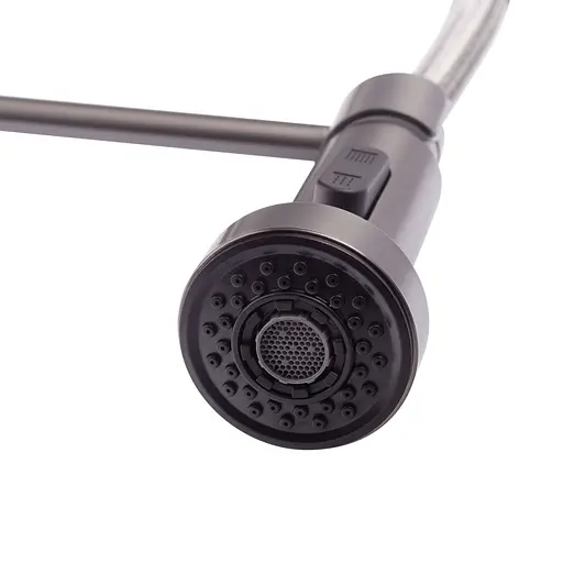 Змішувач для кухні з виливом пружина Mixxus Premium Spring 017 graphite MI6952 Графіт - фото 6