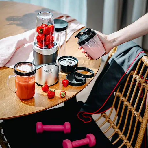 Фітнес-блендер Adler AD 4084 500Вт/ Pulse/ скляні пляшки 1x700мл,2x500мл,1x300мл/ - фото 12