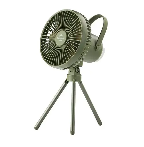 Вентилятор із нічником Naturehike NH22ZM001 (Темно-зелений)