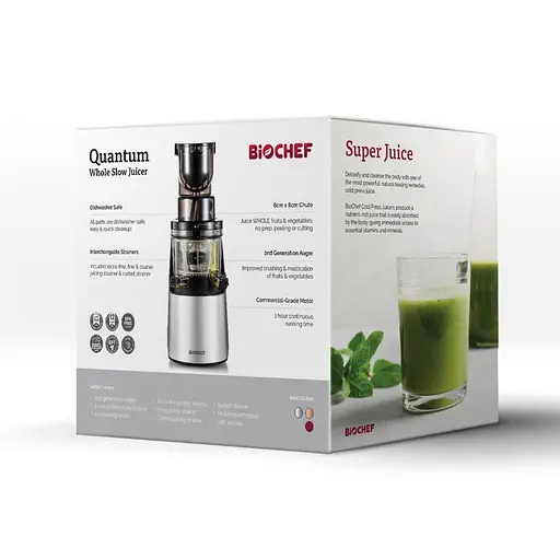 Соковичавниця BioChef Quantum Whole Slow Juicer Bronze - фото 8