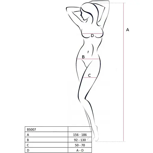 Бодистокинг Passion BS007 Black, комбинезон, закрытые плечи, рукав 3/4 - фото 4