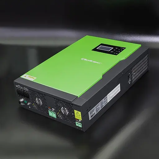 Гібридний сонячний інвертор Qoltec Hybrid 10KVA 5.5kW 100A 48V MPPT Sinus (53887) [111183] - фото 6