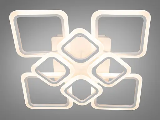 Светодиодная люстра смарт светильник с ИК пультом и димером, 105W - фото 3