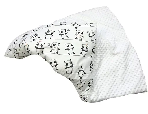 Плед з плюшем Moontime 100x80 см "Пандочки" - фото 1