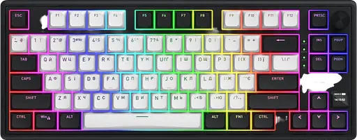 Клавиатура Hator Skyfall MAG Ultima 8K 80 Wireless RGB Black White (HTK3880UA) - фото 1