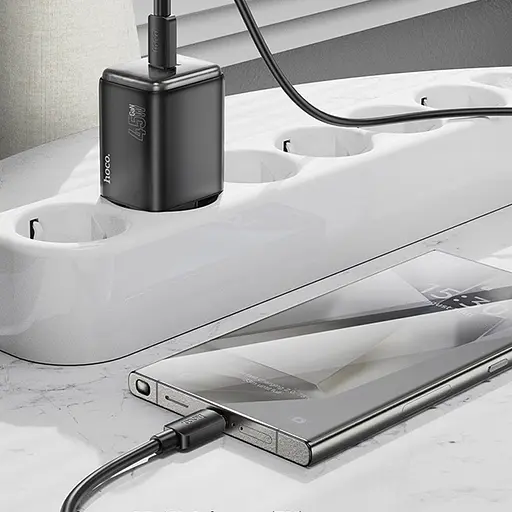 МЗП Hoco N54 Monsoon PD45W (1USB-C) Black - фото 4