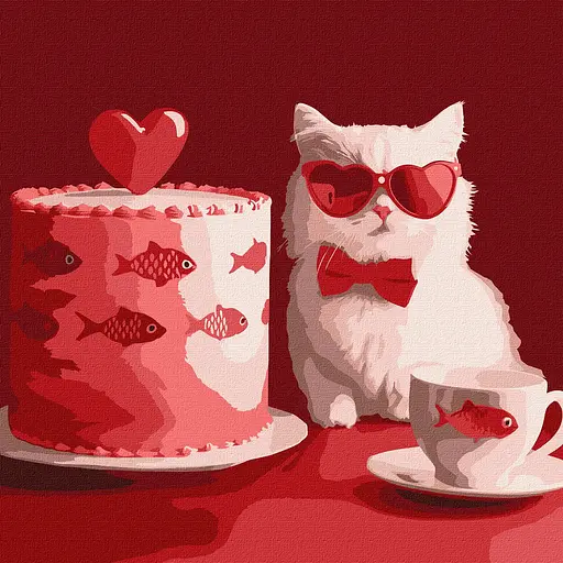 Набір для розпису по номерах Клубочки, Ideyka, 30x30 см, КНО6722