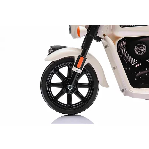 Дитячий електромотоцикл Ramiz Chopper Indian 6, білий (PA.BDM0963.BIA) - фото 6
