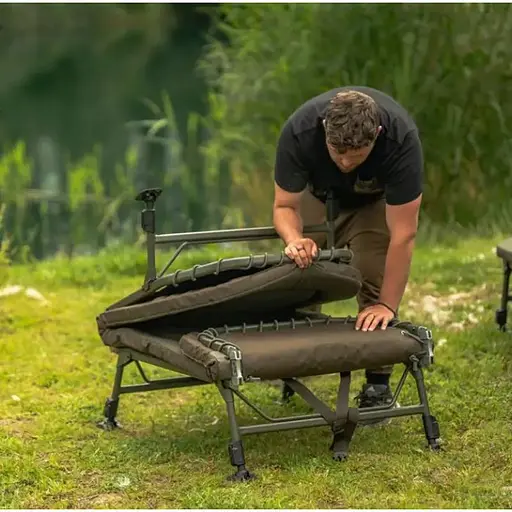 Раскладушка Avid Carp Benchmark Ultra Standard Bed 80x200x38-48 см - фото 7