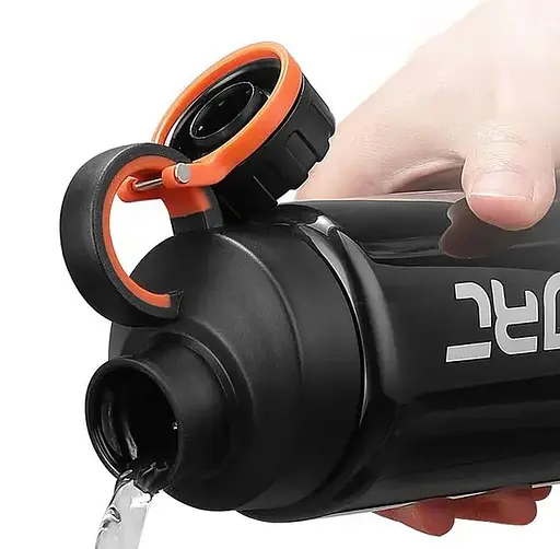 Пляшка для води Casno 800 мл KXN-1235 Чорна (KXN-1235_Black) - фото 2