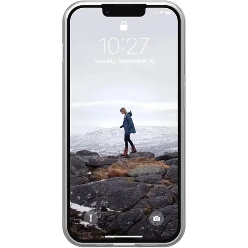Оригінальний протиударний силіконовий чохол UAG Lucent для iPhone 13 Pro (6.1") Ice (11315N314343) - фото 5