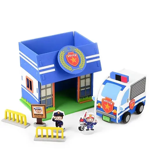 Пазл 3D полицейский участок IE511