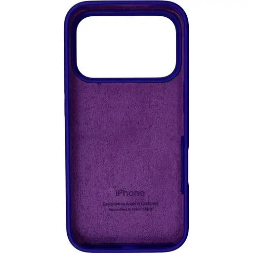 Чохол Silicone Case для Apple iPhone 17 Pro Dark Purple AA [145203] - фото 2