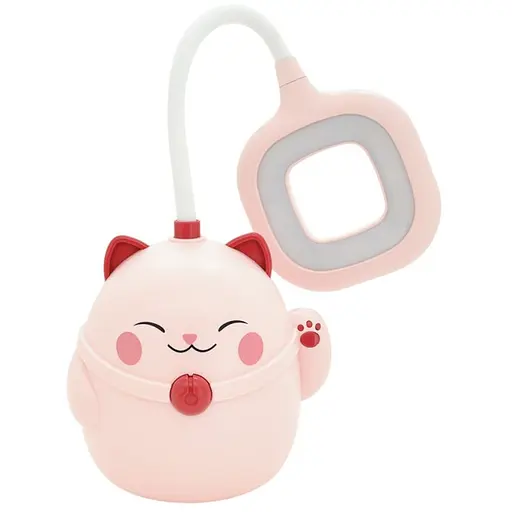 Настільна лампа Voltronic Pink Cat СS-290-3 з органайзером 2 режими 4.2V 600mAh 42 см 3 години роботи 42 см 200 г Box