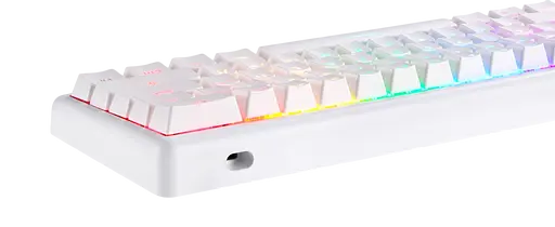 Клавиатура беспроводная Motospeed SK66 Gateron Blue RGB White (mtsk66wmb) - фото 3